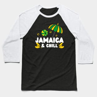 Jamaica & Chill Jamaica Baseball T-Shirt